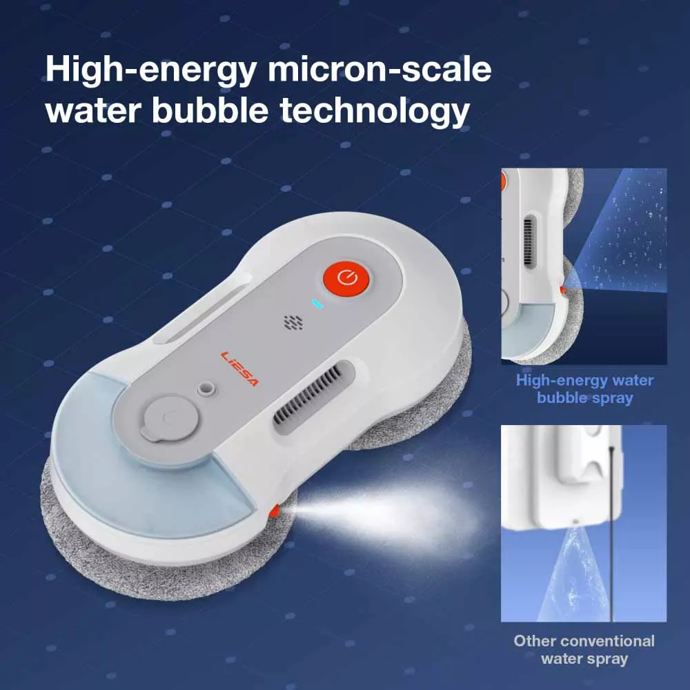 Dual Water Spray Window Cleaning Robot