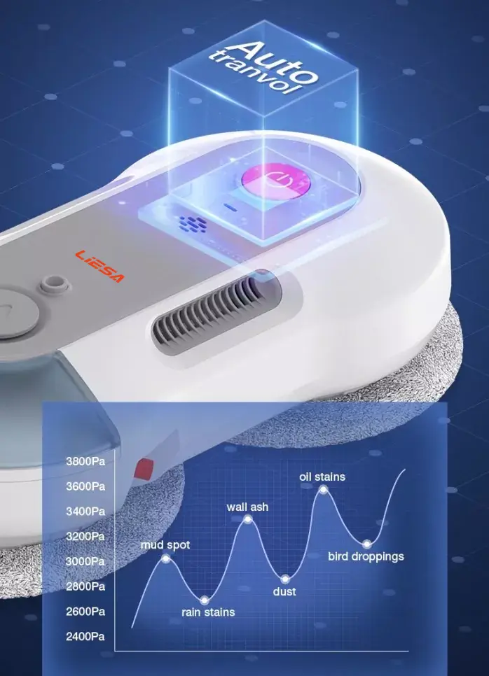 Dual Water Spray Window Cleaning Robot
